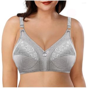 Reggiseni 2 pezzi Reggiseno senza cuciture Top Plus Size 36C-52F Comoda biancheria intima di cotone Lingerie da donna senza fili C01