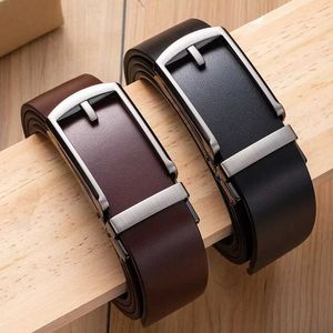 Belts New leather belt for men designer belt for men high-quality Cinturones Hombre Centure Homme Cinto belt with 3.5cm automatic buckle Q240401