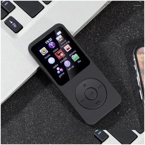 MP3 MP4 Oyuncular Taşınabilir HiFi Müzik Konuşmacısı FM Radyo Kayıt Mini Oyuncu Uyumlu Kayıt Cihazı/Destek Max 128GB Drop Del Dhkmv