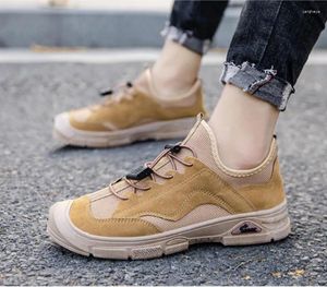 Sıradan Ayakkabı Erkek Yumuşak Tabanlar Kılavuz Anti-Nefes Alabası Anti-Contision Toe Cap Tuval Loafers Sneaker