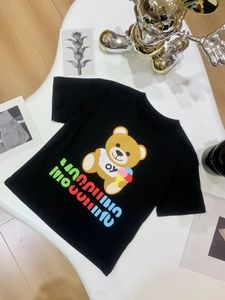 Baby-T-Shirt für Kinder, kurzärmelig, Kinder-Designerkleidung, neues T-Shirt für Mädchen und Jungen, Sommermode, 100 % Baumwolle, bequem, atmungsaktiv, ohne Pilling, Kinder-T-Shirt, Top-Marke, 2 Stile