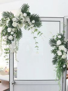 Dekorativa blommor Bröllopsscen Simulering Arch Flower Decorations Supplies Festival Party Stage Bakgrund Floral Ornament Produkt