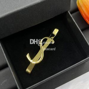 Designer Golden Letter Hair Clips Hairpins Barrettes Ins Style Women Daily Hair Clips Hair Pins With Present Box