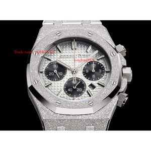 Time Superclone Alloy Movement 26240 Men's Chronograph Automatic Series Designers Mechanical 41mm Factory Watch Titanium Steel OMF 384