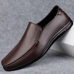 Повседневная обувь из натуральной кожи, мужские деловые мужские лоферы, мокасины, итальянские дышащие слипоны, мужские туфли-лодочки, большие размеры 37-47