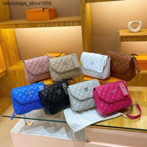 Factory discount designer crossbody bag Small Fragrant Style Trend Square Bag Summer Embroidery Thread Single Shoulder Cross Chain Womens