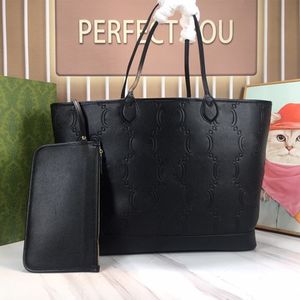 Designer tote bag women handbag large capacity travel shopper totes purses fashion mommy bag embossed black handbags shopping beach bag lady purse wallet