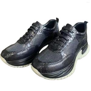 Casual Shoes BATMO 2024 Arrival Fashion Stingray Skin Causal Men Male Genuine Leather Sneaker PDD124