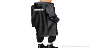 Polizei Oversizeal Jacket Big Bang Extended Rain Płaszcz Mężczyźni kobiety Windbreaker Waterproof Jacket Coats1510633