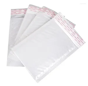 Storage Bags Bulk 50 Shockproof White Foam Envelope Bag Self-sealing Padded Mail Bubble Office Packaging Parcel