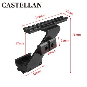 Support Aluminium Alloy Material P1 Ökad förlängningsskena G17/18 Metalltillbehör1111