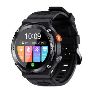 MISIRUN C21Pro Smart Uhr Männer Outdoor Sport Smartwatch BT Anruf Sprachassistent Herzfrequenzmesser Wasserdichte Armbanduhr 240326