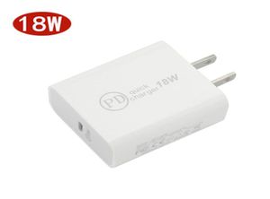 REAL 18W PD -adapterväggladdare för iPhone 11 Pro Max Fast Charging USB C Typ C till iPhone4646141