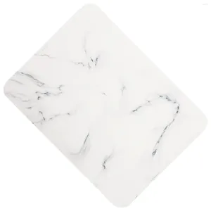 Table Mats Sink Bathroom Dishwashing Diatomite Quick-drying Pad Absorbent Heat-resistant 12 Inches X 16 (marble (40 30) Large Size)