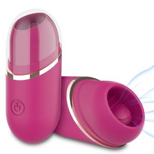 TechnologyClit Vibrador Clitoral Chupando Língua Lambendo Clitóris Estimulação Mini Brinquedo 9 Poderosos Modos de Vibração Brinquedos Sexuais 240320