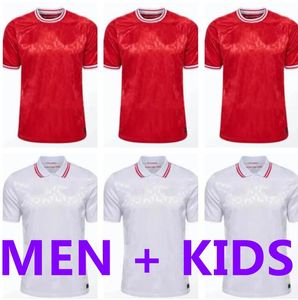Danmark Football Jersey 2024 Euro Cup New 2025 National Team 24 25 Soccer Shirt Men Kids Kit Full Set Home Away Life Christensen Jensen Eriksen Dolberg Men Kids Kit