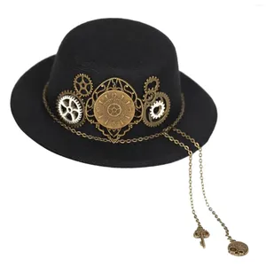 Party Supplies Steampunk Mini Top Hat Decorative Cosplay Accessories Headdress Accessory For Halloween Stage Show Dance Masquerade Favors