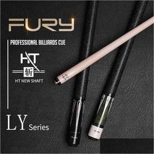 Billiard Cues Fury Ly Series Playing Pool Cue Stick 125Mm Tip Maple Shaft Center Joint Taco De Billar Linen Wrap Fashionable Decal 240 Ote0S