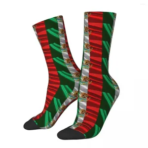 Men's Socks Mexico Flag Wave National Male Mens Women Winter Stockings Harajuku