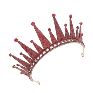 Fermagli per capelli Corona di strass stile barocco Strass abbaglianti Ornamenti per spettacoli per donne Accessori per ragazze