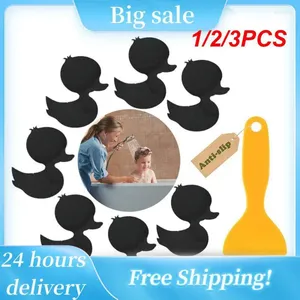 Bath Mats 1/2/3PCS Anti Slip Bathtub Stickers Duck Shape Bathroom Flower Self-Adhesive Non Decals For Shower