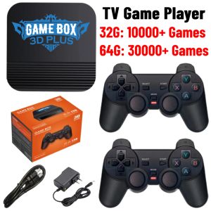 Konsollar I3S TV Oyun Oyuncu Video Oyunu Konsolu 2.4G Kablosuz Gamepad 10000/30000+ Games HD TV Kutusu Desteği PS1/PSP/GBA