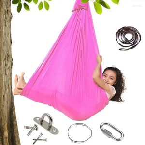 Camp Furniture Swing For Kids Indoor Chairs With 360 Swivel Hanger Comfortable And Durable Children's Adjustable Hammock
