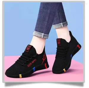 Повседневная обувь для тенниса для женщин, спортивные легкие нескользящие дышащие кроссовки, мягкие прогулочные кроссовки Zapatillas Mujer