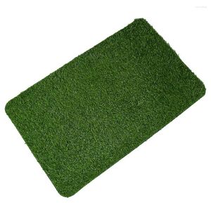 Decorative Flowers Lawn Mats Front Door Fake Grass Turf Rug Artificial Outdoor For Green Foot Floor Entry