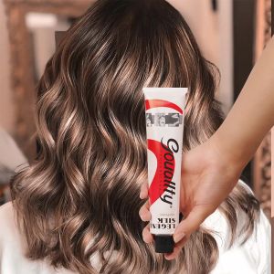 Color Legend Silk 100 ml permanente Haarfarbe, 83 Farben, geringe Ammoniakabdeckung, graue Haarfarbe, professionelle Salon-Haarfarbcreme