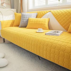 Чехлы на стулья, бархатный диван для гостиной, утепленное нескользящее полотенце, универсальный чехол, украшение для дома, съемная защита для мебели