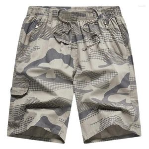 Pantaloncini da uomo Pantaloni al ginocchio in cotone 95% di alta qualità Mens Camouflage Casure Estate e autunno Beach Board Taglia L-5XL