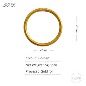 Браслеты KXR, браслеты из золотой фольги для мужчин и женщин, ювелирные изделия, ручная цепочка, набор подвесок, индивидуальный стиль для подарка