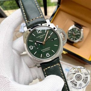 Automatic Mechanical Movement Paneraiss Panerai Luminor Watches Automatic Movement Sapphire Mirror 47mm Imported Rubber Watchband Brand Italy Sport Wristwatch