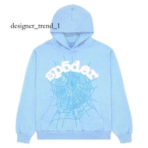 SP5DER BUDIE 1 1 Mężczyźni i kobiety Hip Hop Young Mob Spider Hoy Worldwide Printed Pullover Bluza SP5DER Zestaw z kapturem 5435