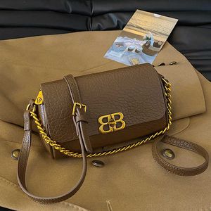 Bags Backpack Style Small womens niche new trendy autumn and winter versatile broadband single shoulder crossbody cylindrical bag