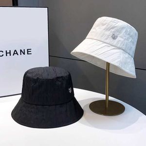 Fishermans Hat Female 2024 New Spring and Autumn Season Travel Shade and Sunleen Temperament Polted Pot Hat Hat Hat sembra piccolo