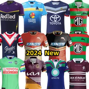 2024 Dolphins cowboys Rugby Jerseys raiders rabbit Broncos Gold Coast Warriors 2023 2024 Titans Sea Eagles Melbourne STORM Brisbane home away shirts Size S-5XL shirt