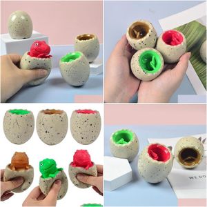 Novel Games Sweet Vent Dinosaur Cup Squeeze Whole Person Toy Dinosaurs Anti- Cups Toys Ball Slow Rebound Decompression Artifact Drop Dhzr0