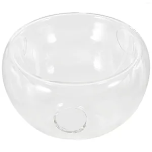 Bowls Transparent Salad Bowl Home Holder Fruit Glass Case Household Supply Wedding Decoration