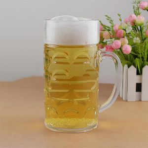 Tassen, sehr große Kaffeetasse, Bier, 32 Unzen, wiederverwendbare Tasse, Ananas, Kunststoff, Liter-Griffe, 1 mit klarer Glasdoppelwand