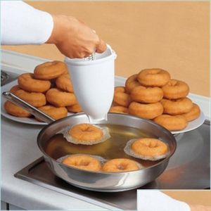 Baking Moulds Mods Magic Fast Plastic Donut Maker Waffle Molds Kitchen Accessory Bakeware Doughnut Cake Mold Biscuit Diy Tool Drop Del Dhutn