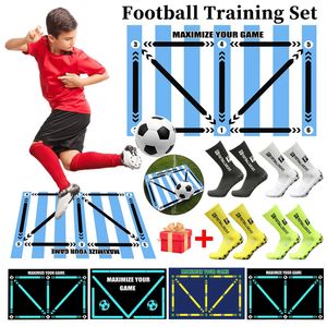 Tappetino da allenamento per calcio Durevole antiscivolo Pieghevole Dribble Set da calcio per adulti per interni Attrezzatura da esterno 240318