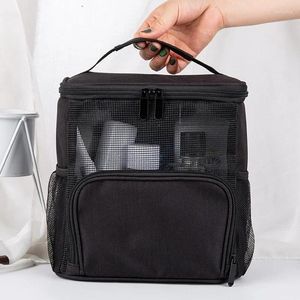 Storage Bags Shower Bag Mesh Caddy Portable College Dorm Room Essentials Tote Hanging Organizer Basket Toiletry