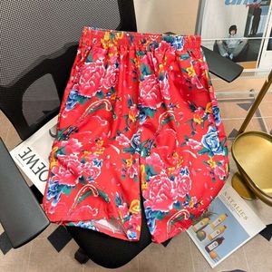 Mutande hip-hop cinesi Pantaloncini con coulisse estivi da resort sulla spiaggia casual chic ruffiani cinesi