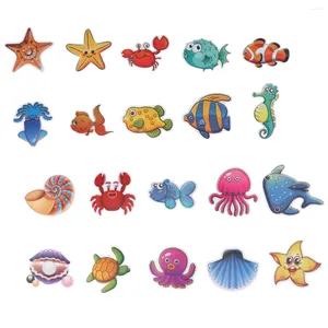 Bath Mats 20pcs Shower Safety Treads Cartoon Marine Stickers Slipping Floor Decal Bathing Tub Pasters For Home Shop