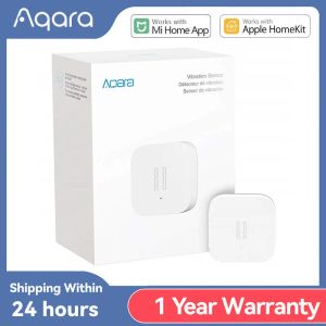 Kontrola czujnika wibracji Aqara Zigbee Wireless Mini Glass Break Detector dla systemu alarmowego i inteligentnej automatyzacji domu Apple Homekit