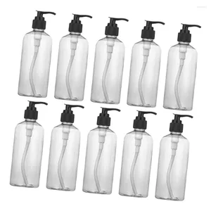 Förvaringsflaskor 8 st Press Pump Bottle Shower Gel Container Refillerbar Body Lotion Wash Hand Liquid