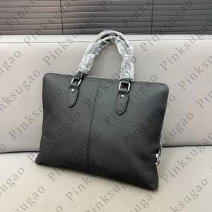 Pembe Sugao Mens Tote Evrak Çantası Bilgisayar Çantaları Tote Çanta İş Çantaları Yüksek Kaliteli Büyük Kapasiteli Orijinal Deri Çanta Xinyu-240327-155