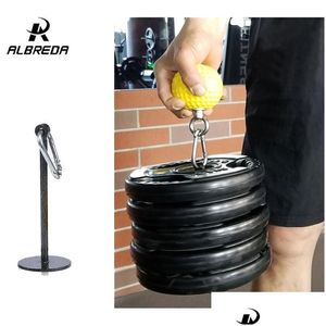 Halteres Albreda Levantamento de peso Dumbbell Bracket Rack Fitness Grip Ball Holder Braço Exercício Acessórios Drop Delivery Esportes Ao Ar Livre Dhupr